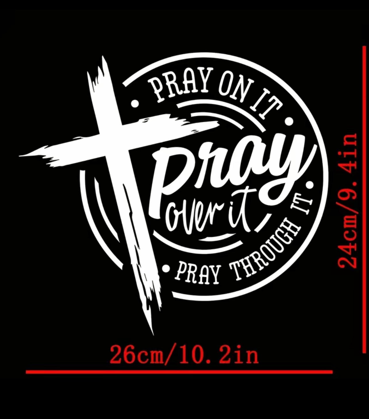 Pray over it (white)