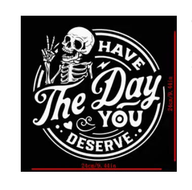 The Day you Deserve (white)