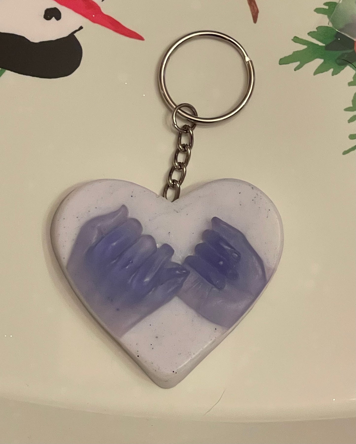 Pinky Promise Keychain or Ornament