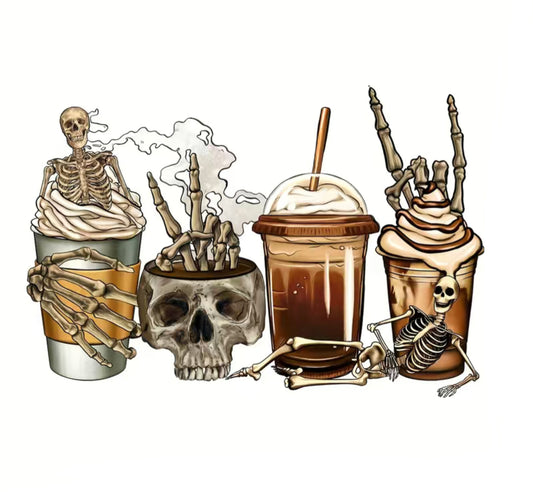 Skeleton Coffee Cups