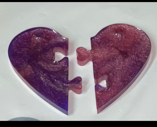 Best Friends Heart pieces