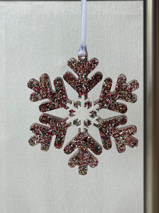 Snowflake Ornament with Mini