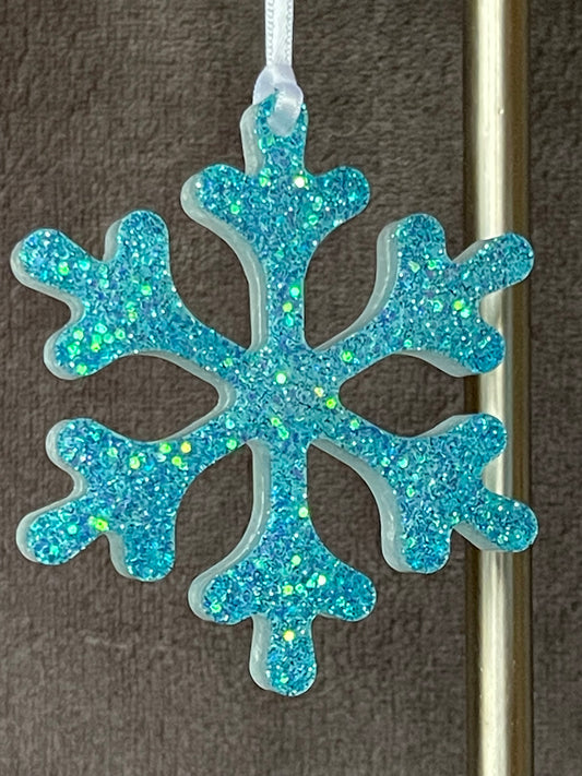 Set of 2 - Snowflake Ornaments