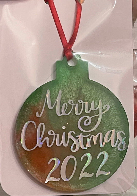 Merry Christmas 2022 Ornament